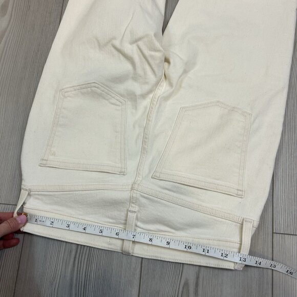NWT Madewell Size 25 Kick Out Full-Length Jeans Vintage Canvas N0641 - Picture 15 of 16